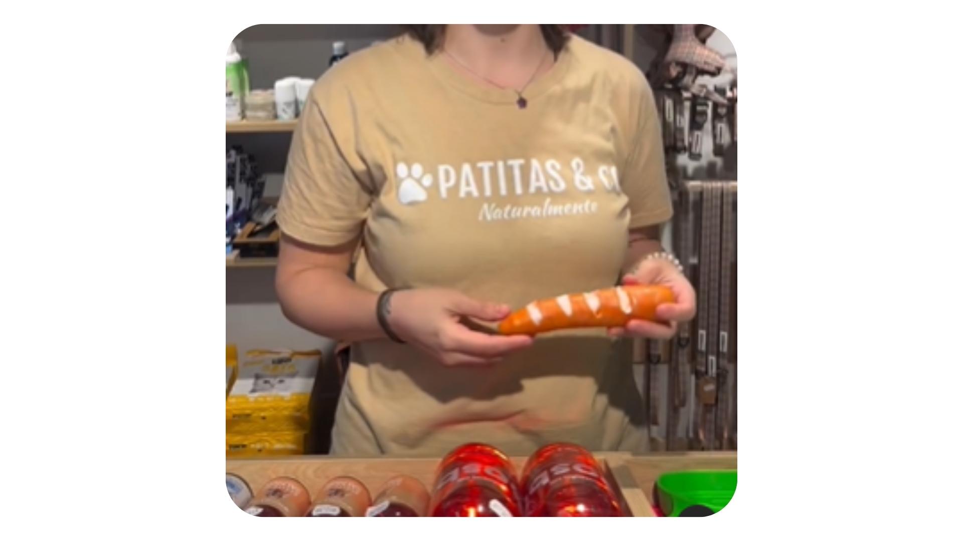 snack dental zanahoria